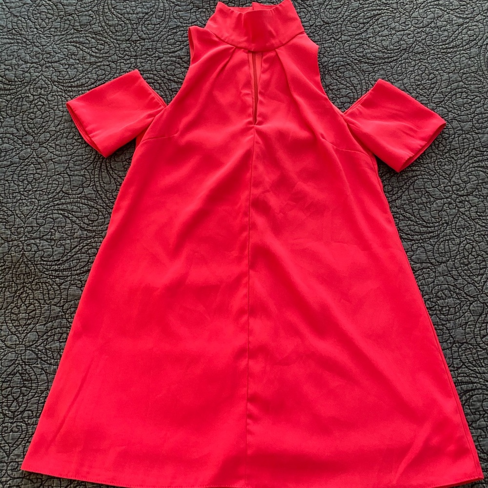 Hot pink minidress